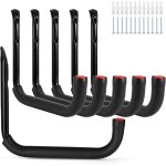 Eryi - garage hooks, 6 cintres a outils de rangement de garage muraux avec bras géant de 9, 8 , cintres ... Eryi - garage hooks, 6 cintres a outils de rangement de garage muraux avec bras géant de 9, 8 , cintres ...