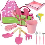 Eryi - kit jardinage enfant, outils jardinage enfant, kit d'outils de jardin avec sac, outils de jardin ...