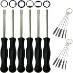 Eryi - kit d'outils de rglage de carburateur 6 pices 21 dents canneles 530035560 + pac man 308535003 ...