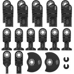 Eryi - lame de scie oscillante, 20pcs outil multifonction universelle accessoires pour plastique, bois, ... Eryi - lame de scie oscillante, 20pcs outil multifonction universelle accessoires pour plastique, bois, ...