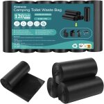 Eryi - sac poubelle, 120 pièces sacs pour toilettes biodégradables, 30l toilettes de camping imperméables ... Eryi - sac poubelle, 120 pièces sacs pour toilettes biodégradables, 30l toilettes de camping imperméables ...
