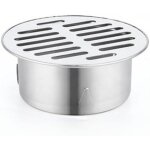 Eryi - siphon de sol rond en acier inoxydable, grille de goutte, filtre anti - encrassement, outils de ...