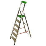 Escabeau aluminium  6 marches ultra larges