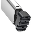 Escabeau de scurit pliable en aluminium 3 marches larges hailo l100