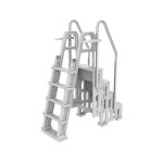 Escalier double piscine  mario  avec syst�me de s�curit� enfant