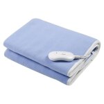 Esperanza ehb001 couverture et coussin chauffant chauffe - lit �lectrique 60 w bleu polyester
