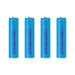 Esperanza rechargeable batteries ni mh aaa 1000mah 4pcs blue