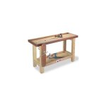 Etabli de menuisier 1500 x 500 x 830 mm avec machoire frontale 1500 - bc - ur - 3981500 - urko