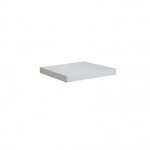 Etagere d'appui pour lavabo blanc brosse 60 cm valentina