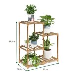 Etagre en bois pour plantes d'intrieur et d'extrieur , prsentoir a fleurs, pots de jardin a la maison, ...