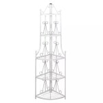 Etagre dangle pour plantes en blanc