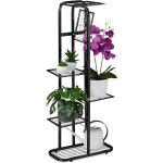 Etag�re a plantes en m�tal, porte - fleurs, 6 etages, int�rieur, ext�rieur, h x l x p : 107 x 44 x 24 ...