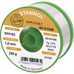 Etain de soudure stannol hs10 - fair sn99. 3cu0. 7 bobine 250 g 1. 0 mm Etain de soudure stannol hs10 - fair sn99. 3cu0. 7 bobine 250 g 1. 0 mm