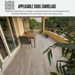 Etanch�it� sous carrelage dalle sous plot pente nulle terrasse plate balcon membrane r�sine polyur�thane ...