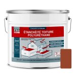Etanchit toiture polyurthane - etanchit toit terrasse, toit plat procom 15 kg rouge (ral 8004)