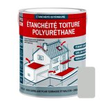 Etanchit toiture polyurthane - etanchit toit terrasse, toit plat procom 3. 5 kg gris clair (ral ...