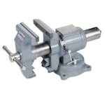 Etau d'�tabli avec base tournante - m�choires 150mm - wbs150m holzmann