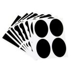 Etiquettes autocollantes r�utilisables pour pot d'�pices, 36 pi�ces, pour tableau noir, pour cuisine, ...