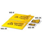 Etiquette d'avertissement contenu: 10 pc(s) phoenix contact ws - 4k 1004584