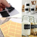 Etiquettes effaables pour epices, etiquette autocollante de cuisine, pour pot, etanche, pour bouteilles, ...