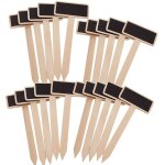 Etiquettes de plantes en bois, 60 pièces, tableau noir, plaque pour plantes en bois, type t, plateau ... Etiquettes de plantes en bois, 60 pièces, tableau noir, plaque pour plantes en bois, type t, plateau ...