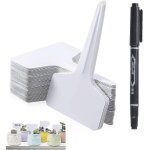 Etiquettes pour plantes, etiquettes pour semis, 100 etiquettes pour potager type t (6 x 10 cm), etiquettes ...