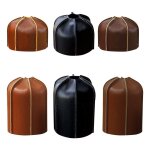 Etui en cuir pour r�servoir de gaz 450 / 230g, portable, durable, housse isolante pour camping en plein ...