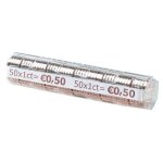 Etui monnaie 1 cent blanc - sachet de 25