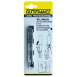 Etui plastique de 10 lames de cutter 9, 5 mm