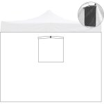 Evergreen - drap lat�ral imperm�able blanc 2x2m avec fen�tre de remplacement pour tonnelle pliable
