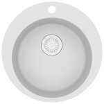 Evier de cuisine granit rond blanc Evier de cuisine granit rond blanc
