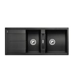 Evier granit anthracite blanco metra 8 s 2 bacs Evier granit anthracite blanco metra 8 s 2 bacs