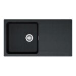 Evier orion oid611 - 94 carbone (sous meuble 60cm) 940x510x190mm