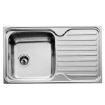 Evier simple teka 11119005 classic 1c 1e acier inoxydabl