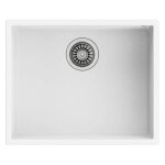 Evier - teka - square 50x40 - tegranite - blanc - sous plan