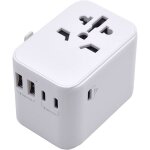 Ewent ew1480 adaptateur prise d'alimentation universel blanc