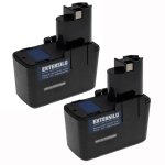 Extensilo 2x batteries compatible avec bosch gsb 12 vsp - 3, gsb 12vsp - 2, gsr 12v, gsr 12ves - 2, gsr ...