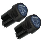 Extensilo 2x batteries compatible avec hendi couteau à kebab (2500 mah, li - ion, 12 v) Extensilo 2x batteries compatible avec hendi couteau à kebab (2500 mah, li - ion, 12 v)