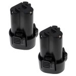 Extensilo 2x batteries compatible avec makita df030dwx, df330, df330d, df330dwe, df330dwex2 outil �lectrique ...
