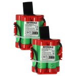 Extensilo 2x batteries remplacement pour gardena 586 57 62 - 01, 589 58 61 - 01, 586 57 62 - 03, 586 ...