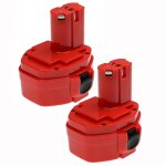 Extensilo 2x batterie remplacement pour makita 1434, 192600 - 1, 1435, 1422, 1422 192600 - 1, 1433, 1435f, ...