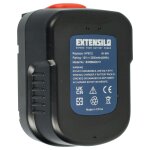 Extensilo batterie remplacement pour black & decker a12, a12 - xj, a12ex, a1712, bd1204l, bpt1047, fs120b ...