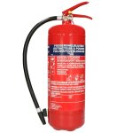 Extincteur à poudre 6 kilogrammes alecto bp - 6 rouge Extincteur à poudre 6 kilogrammes alecto bp - 6 rouge
