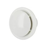 Extracteur d'air simple flux rond airymax 2 100 mm blanc 502. 000. 100 horoz