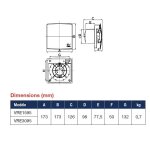 Extracteur h�lico�dal - permanent - salle de bain - evo habitat sdb vortice