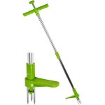 Extracteur de mauvaises herbes, outil  main en acier inoxydable pour extracteur de mauvaises herbes ...