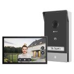 Ezviz hp7 syst�me vid�ophone 7  noir et argent