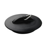 Fackelmann 61040 bouchon d'vier universel, bouchon de lavabo, bouchon vacuation vier, plastique, mtal, ...