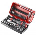 Facom coffret douilles 1 / 4  12 pans en pouces et embouts - 28 pices - rl. nano - u112