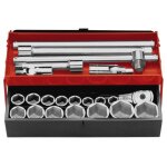 Facom coffret douilles 3 / 4  6 pans mtriques - k. 441a